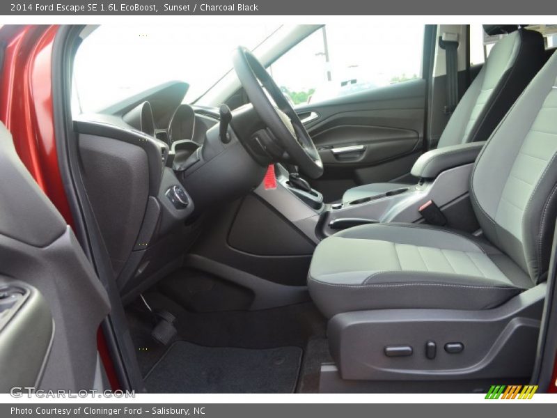 Sunset / Charcoal Black 2014 Ford Escape SE 1.6L EcoBoost
