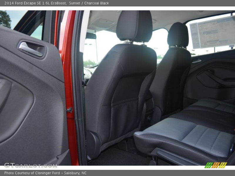 Sunset / Charcoal Black 2014 Ford Escape SE 1.6L EcoBoost