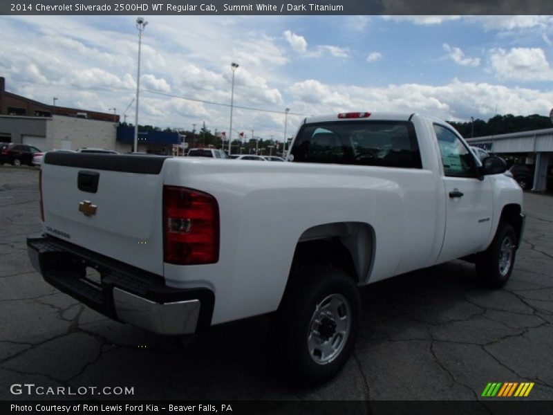Summit White / Dark Titanium 2014 Chevrolet Silverado 2500HD WT Regular Cab