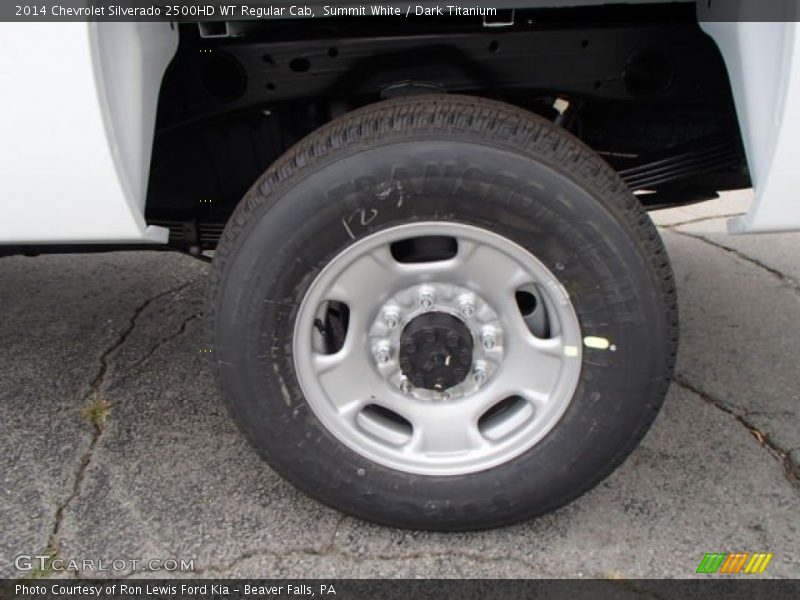 Summit White / Dark Titanium 2014 Chevrolet Silverado 2500HD WT Regular Cab