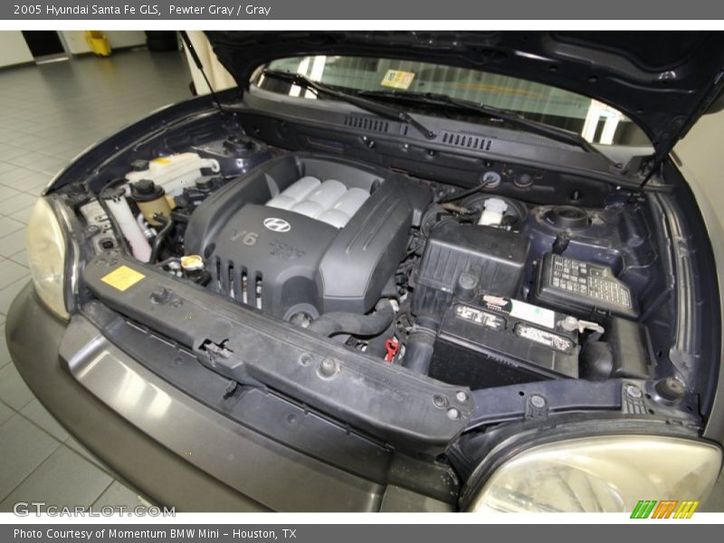 Pewter Gray / Gray 2005 Hyundai Santa Fe GLS