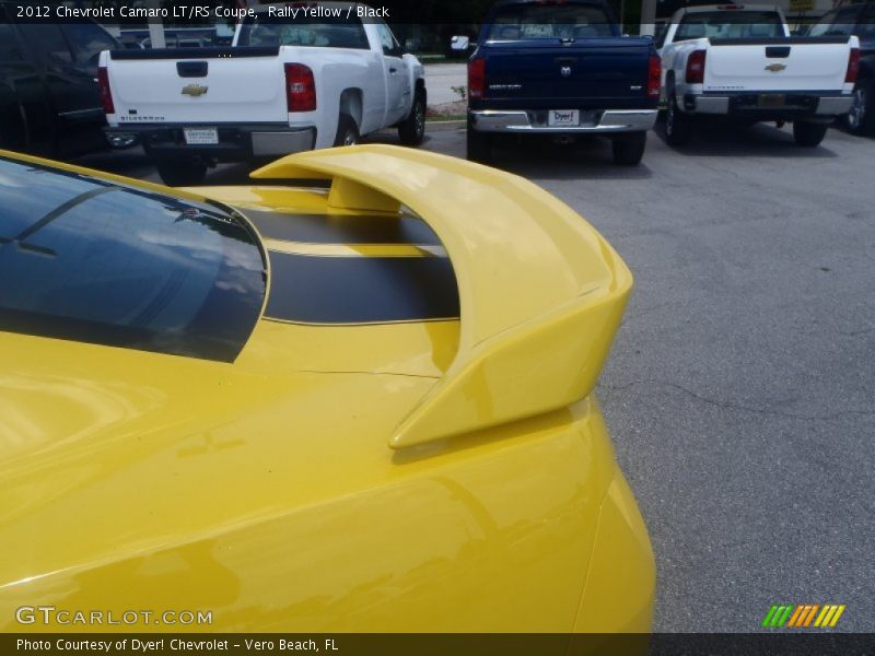 Rally Yellow / Black 2012 Chevrolet Camaro LT/RS Coupe