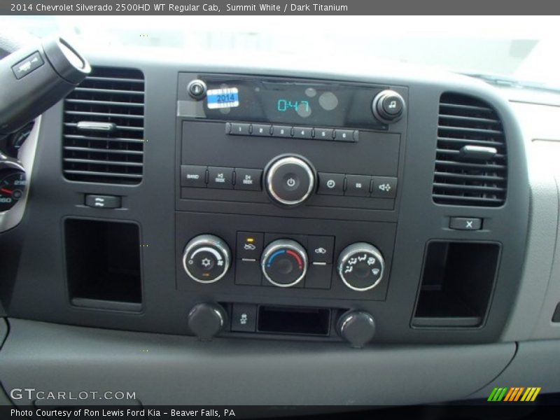 Summit White / Dark Titanium 2014 Chevrolet Silverado 2500HD WT Regular Cab