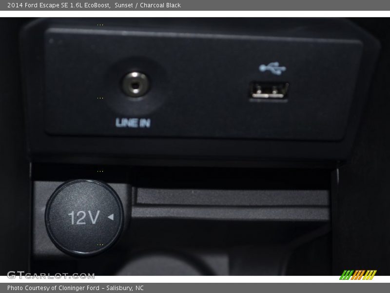Sunset / Charcoal Black 2014 Ford Escape SE 1.6L EcoBoost