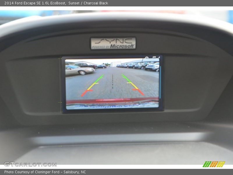 Sunset / Charcoal Black 2014 Ford Escape SE 1.6L EcoBoost