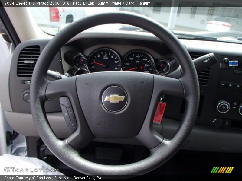 Summit White / Dark Titanium 2014 Chevrolet Silverado 2500HD WT Regular Cab