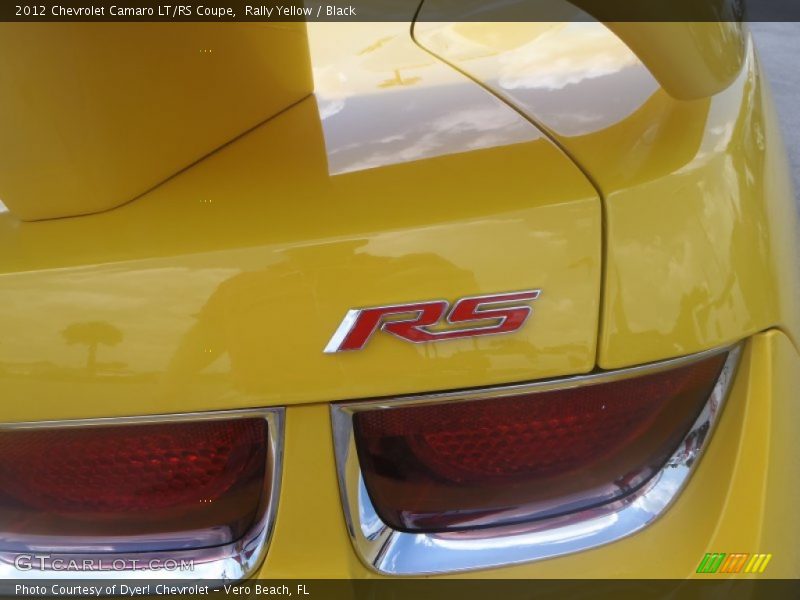 Rally Yellow / Black 2012 Chevrolet Camaro LT/RS Coupe