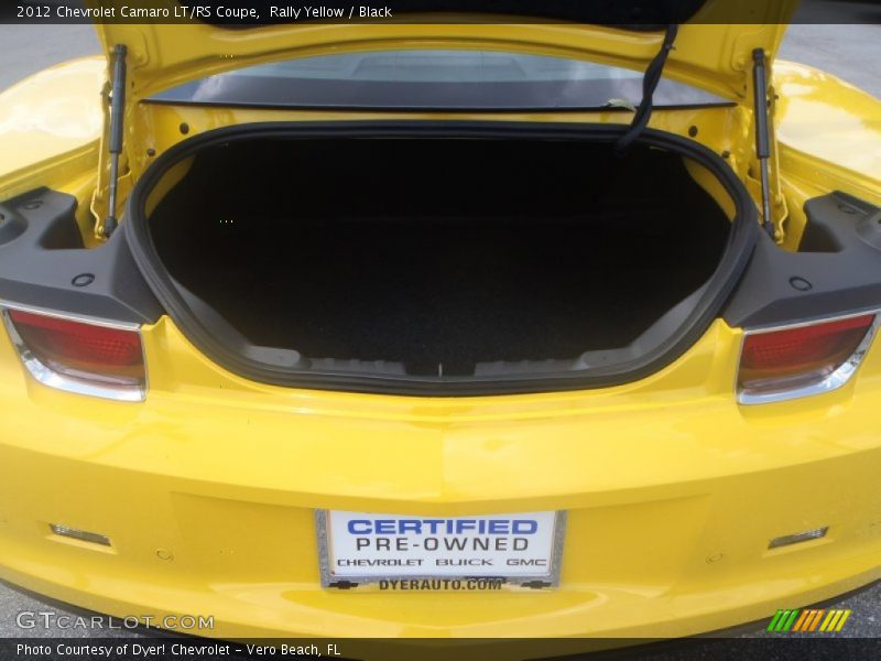 Rally Yellow / Black 2012 Chevrolet Camaro LT/RS Coupe