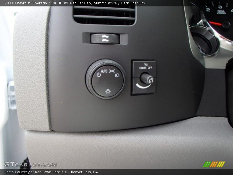 Summit White / Dark Titanium 2014 Chevrolet Silverado 2500HD WT Regular Cab