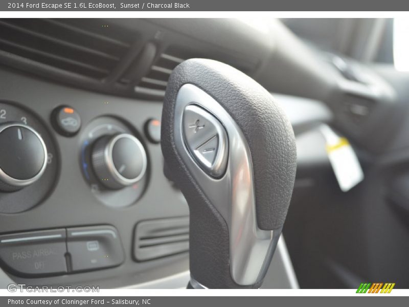 Sunset / Charcoal Black 2014 Ford Escape SE 1.6L EcoBoost