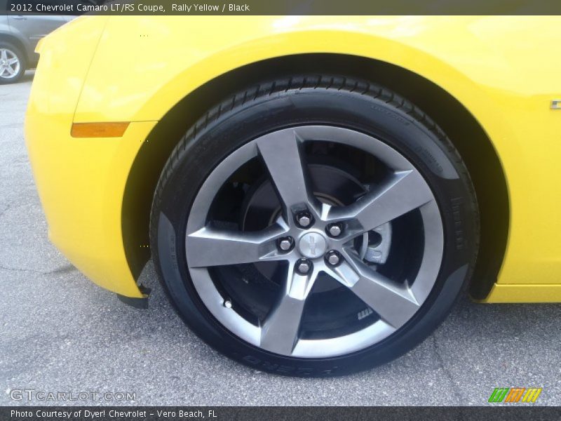 Rally Yellow / Black 2012 Chevrolet Camaro LT/RS Coupe