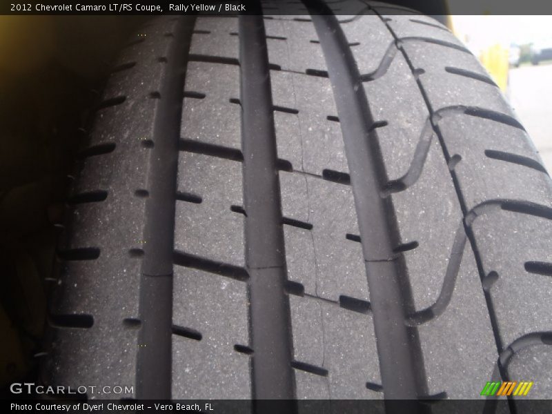 Rally Yellow / Black 2012 Chevrolet Camaro LT/RS Coupe