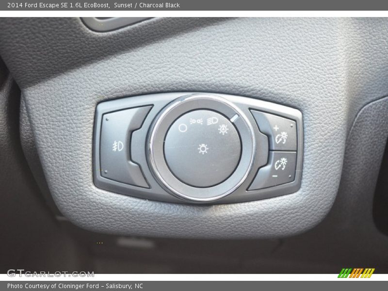 Sunset / Charcoal Black 2014 Ford Escape SE 1.6L EcoBoost
