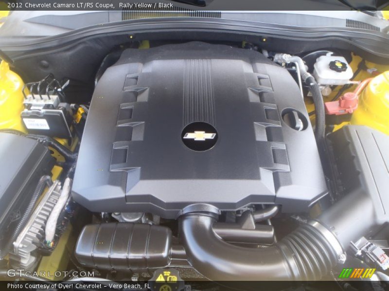 Rally Yellow / Black 2012 Chevrolet Camaro LT/RS Coupe
