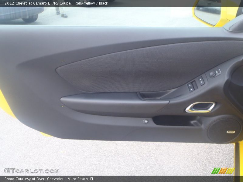Rally Yellow / Black 2012 Chevrolet Camaro LT/RS Coupe