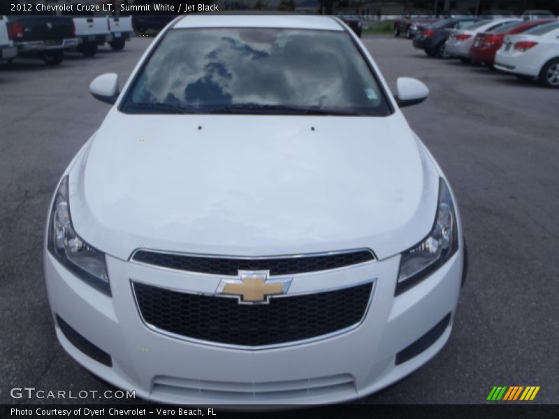 Summit White / Jet Black 2012 Chevrolet Cruze LT