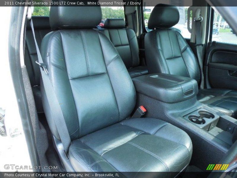 White Diamond Tricoat / Ebony 2011 Chevrolet Silverado 1500 LTZ Crew Cab