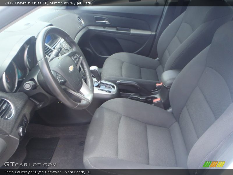 Summit White / Jet Black 2012 Chevrolet Cruze LT