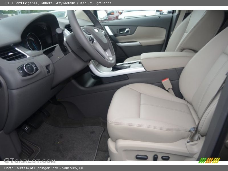 Mineral Gray Metallic / Medium Light Stone 2013 Ford Edge SEL