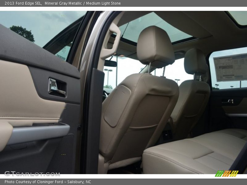 Mineral Gray Metallic / Medium Light Stone 2013 Ford Edge SEL