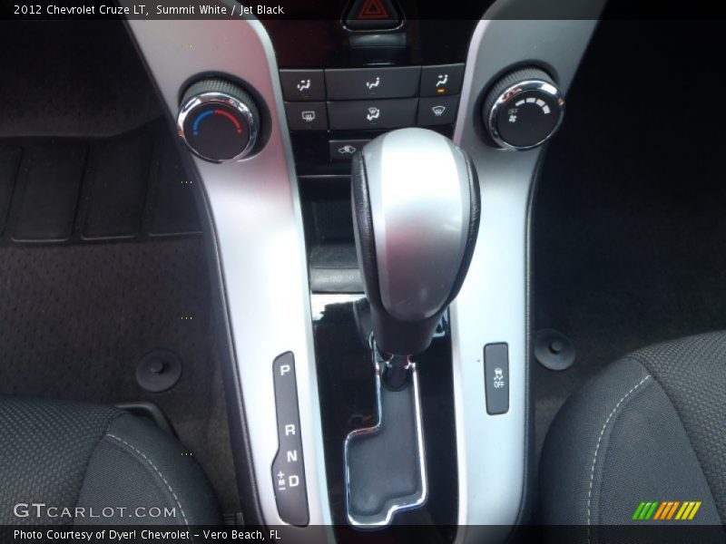Summit White / Jet Black 2012 Chevrolet Cruze LT