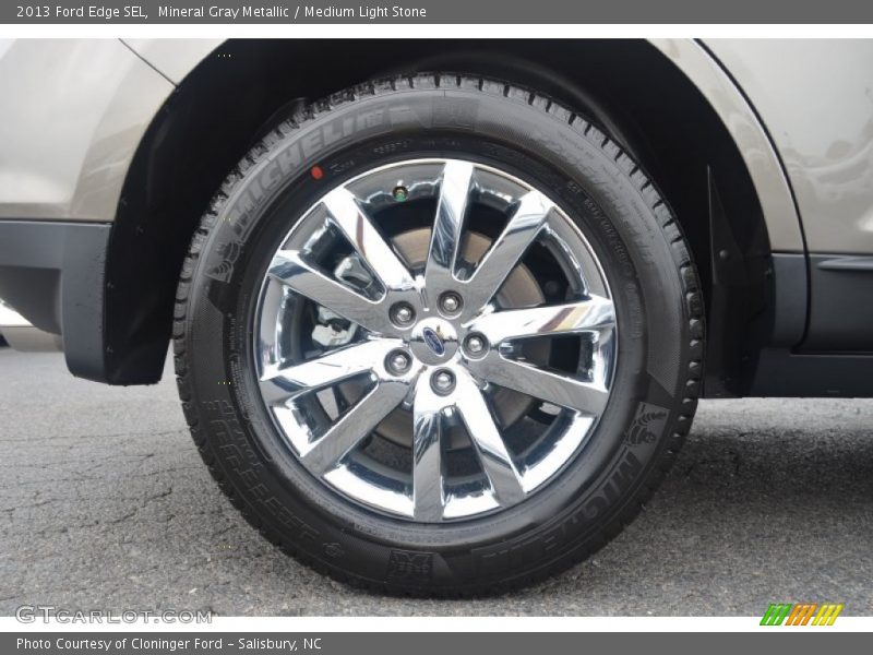 Mineral Gray Metallic / Medium Light Stone 2013 Ford Edge SEL
