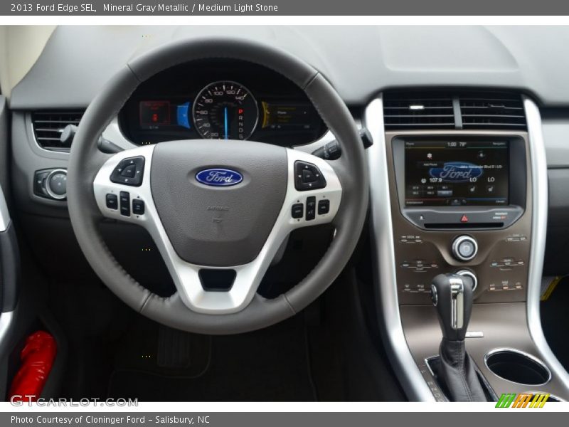 Mineral Gray Metallic / Medium Light Stone 2013 Ford Edge SEL