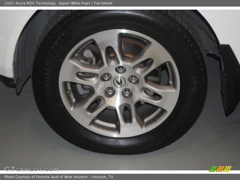 Aspen White Pearl / Parchment 2007 Acura MDX Technology