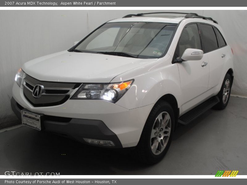 Aspen White Pearl / Parchment 2007 Acura MDX Technology
