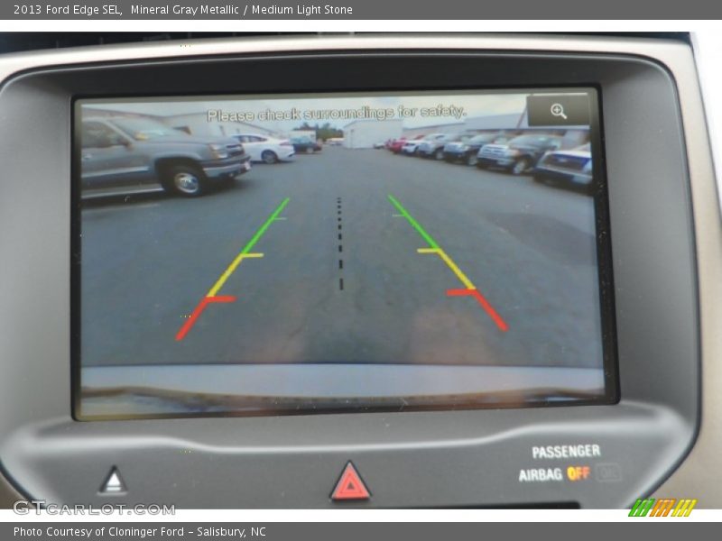 Mineral Gray Metallic / Medium Light Stone 2013 Ford Edge SEL