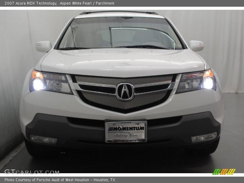 Aspen White Pearl / Parchment 2007 Acura MDX Technology