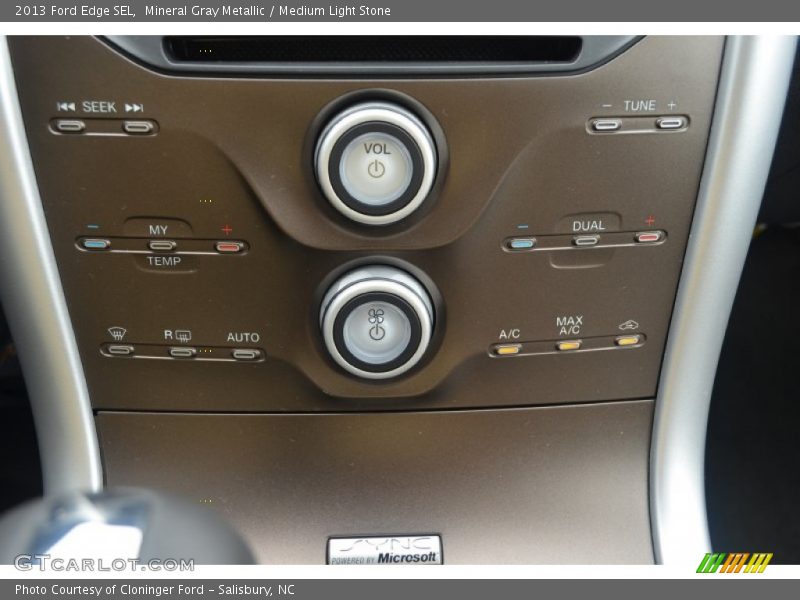 Mineral Gray Metallic / Medium Light Stone 2013 Ford Edge SEL