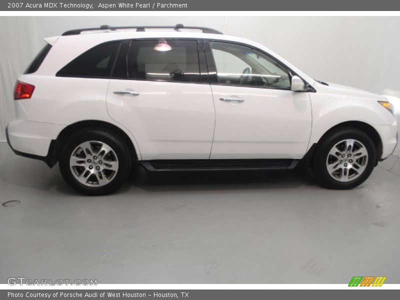 Aspen White Pearl / Parchment 2007 Acura MDX Technology