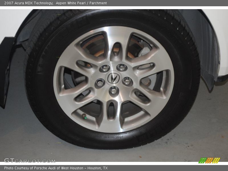 Aspen White Pearl / Parchment 2007 Acura MDX Technology