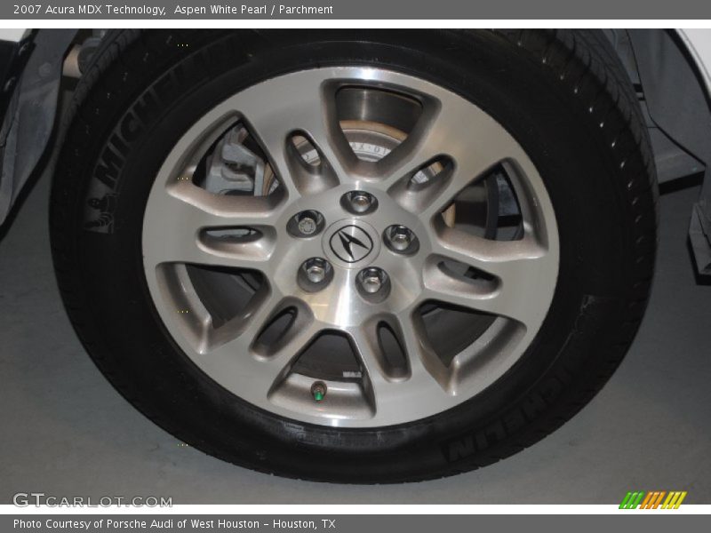 Aspen White Pearl / Parchment 2007 Acura MDX Technology
