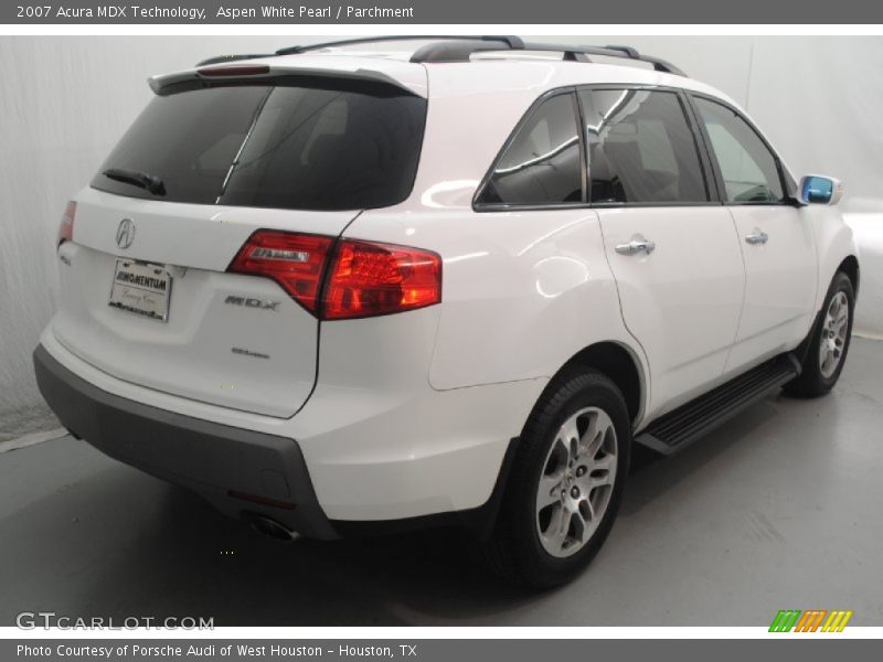 Aspen White Pearl / Parchment 2007 Acura MDX Technology