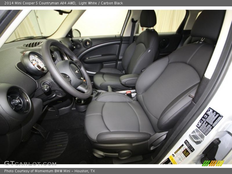 Light White / Carbon Black 2014 Mini Cooper S Countryman All4 AWD