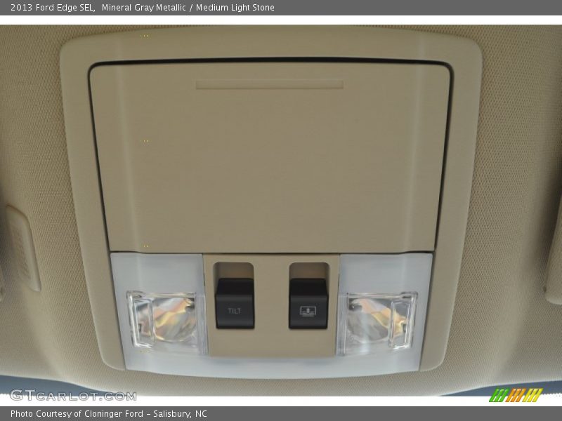 Mineral Gray Metallic / Medium Light Stone 2013 Ford Edge SEL