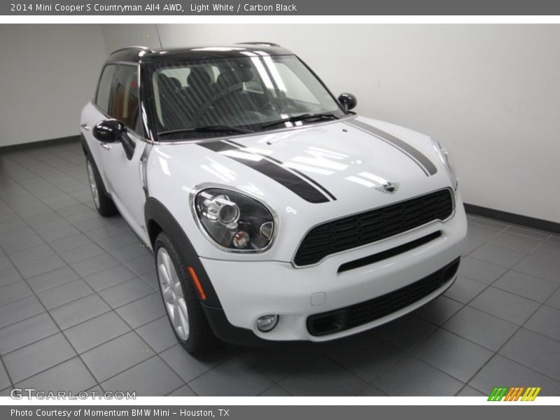 Light White / Carbon Black 2014 Mini Cooper S Countryman All4 AWD