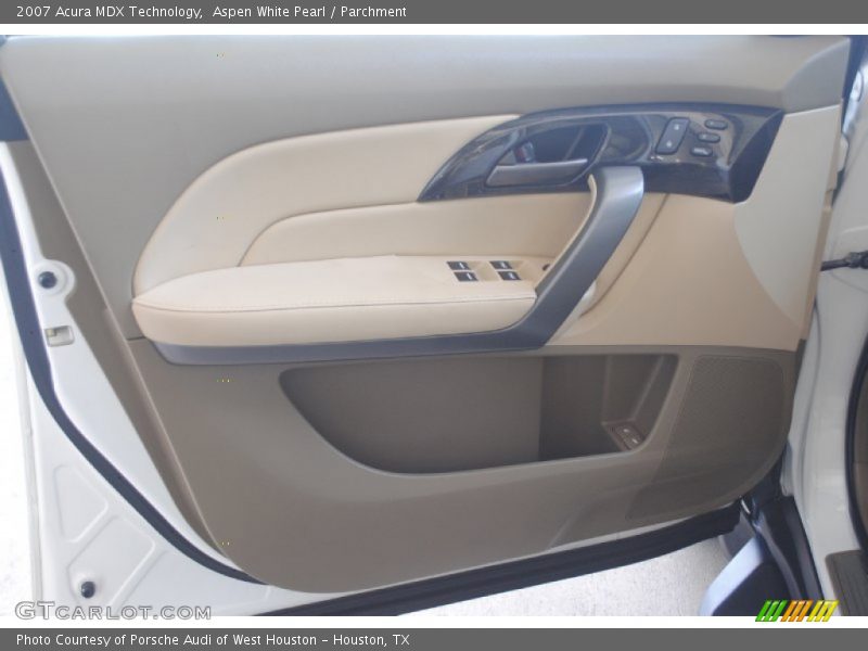 Aspen White Pearl / Parchment 2007 Acura MDX Technology
