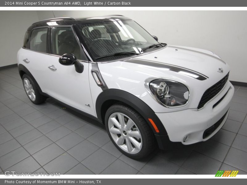 Light White / Carbon Black 2014 Mini Cooper S Countryman All4 AWD
