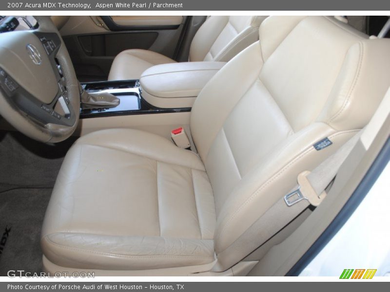 Aspen White Pearl / Parchment 2007 Acura MDX Technology