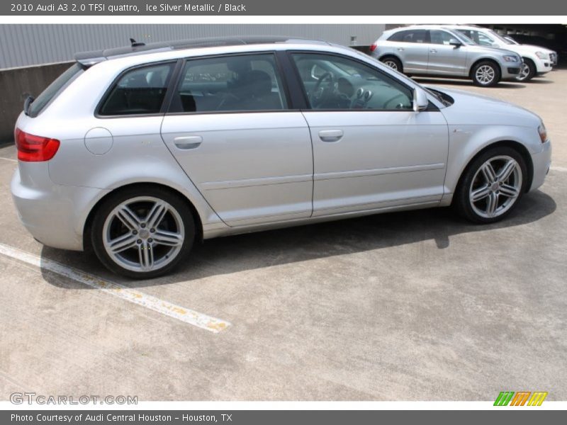 Ice Silver Metallic / Black 2010 Audi A3 2.0 TFSI quattro
