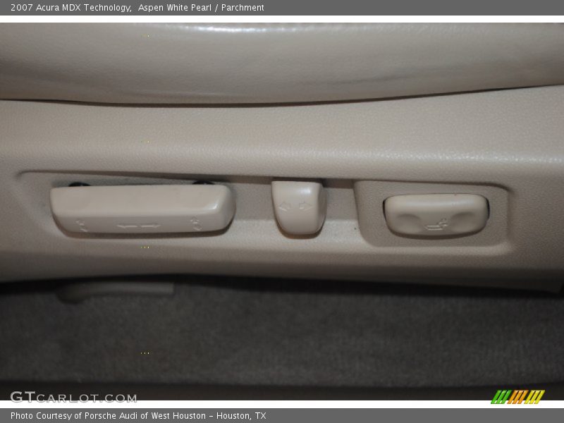 Aspen White Pearl / Parchment 2007 Acura MDX Technology