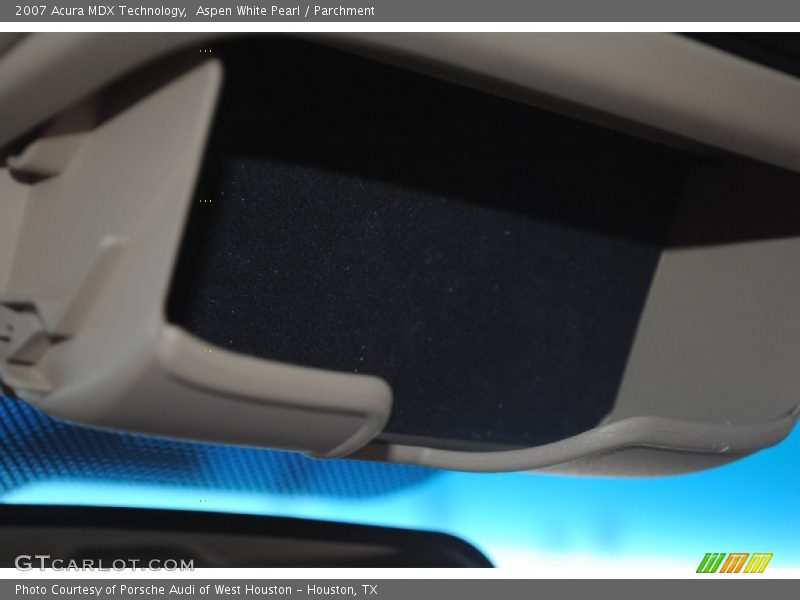 Aspen White Pearl / Parchment 2007 Acura MDX Technology