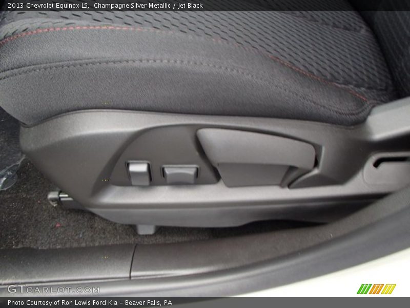 Champagne Silver Metallic / Jet Black 2013 Chevrolet Equinox LS