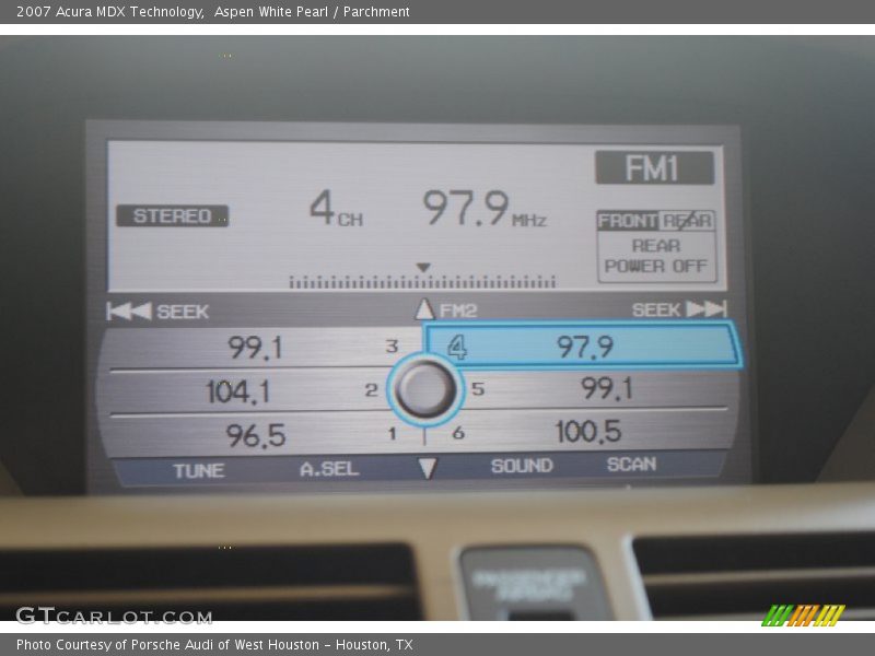 Aspen White Pearl / Parchment 2007 Acura MDX Technology