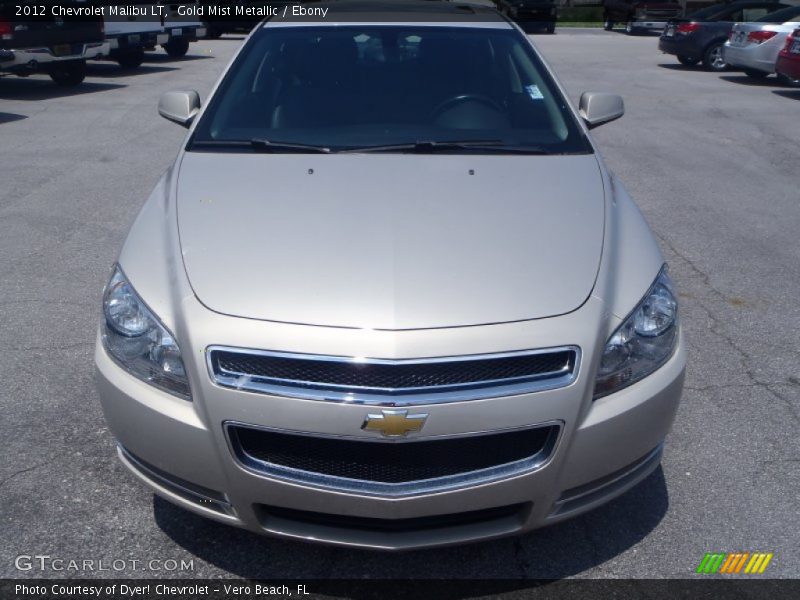 Gold Mist Metallic / Ebony 2012 Chevrolet Malibu LT