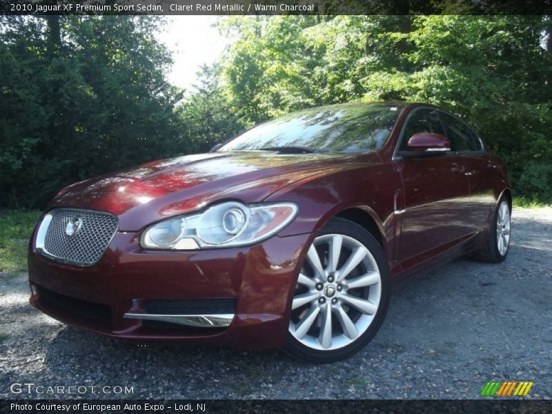 Claret Red Metallic / Warm Charcoal 2010 Jaguar XF Premium Sport Sedan