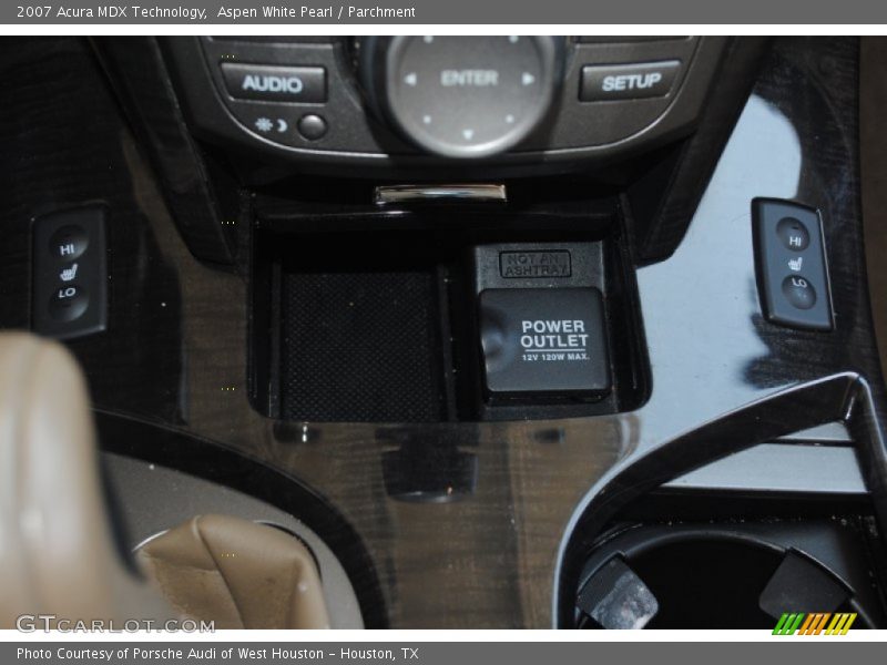 Aspen White Pearl / Parchment 2007 Acura MDX Technology